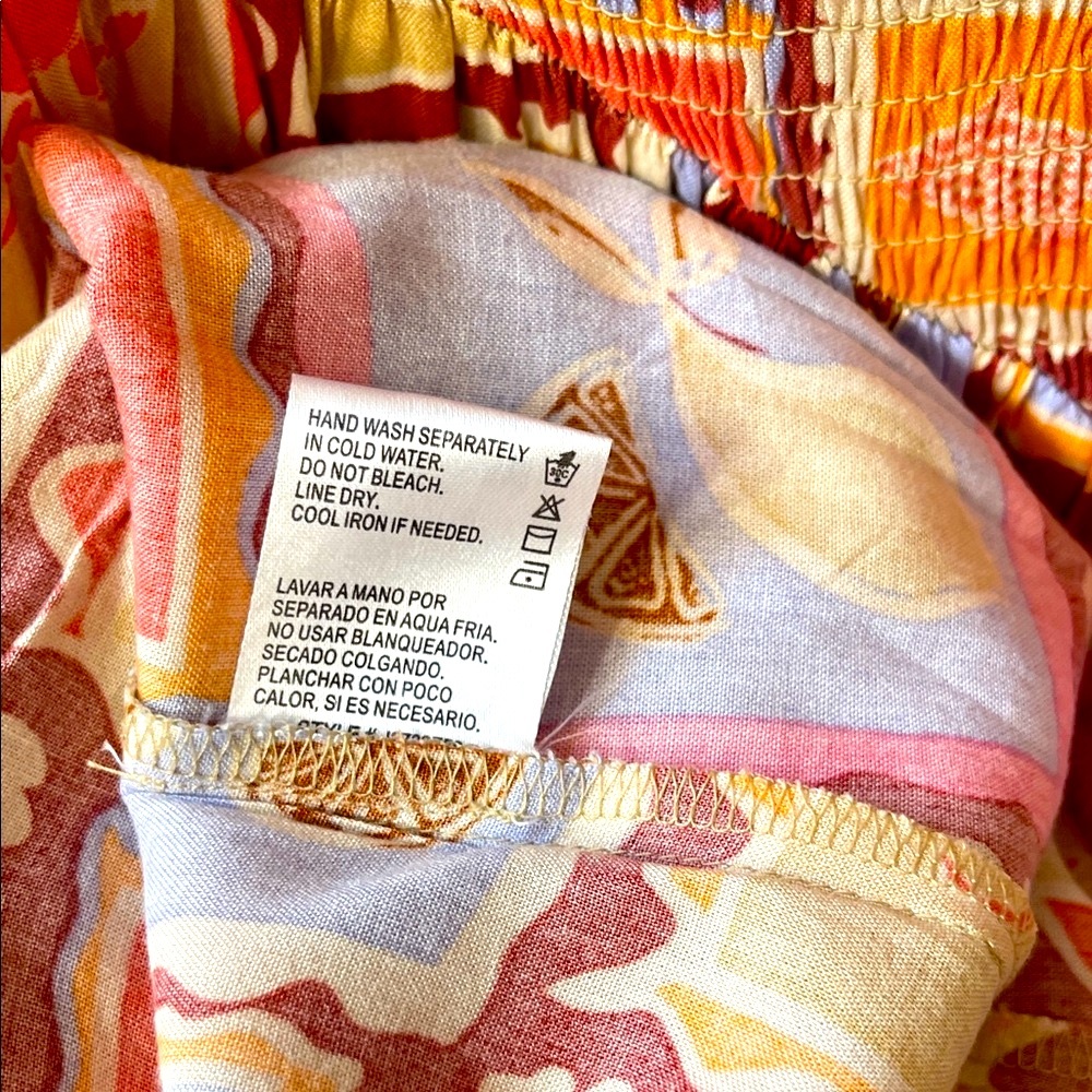 Patrons of Peace Vibrant Patchwork Midi Dress Sz S - Picture 11 of 11